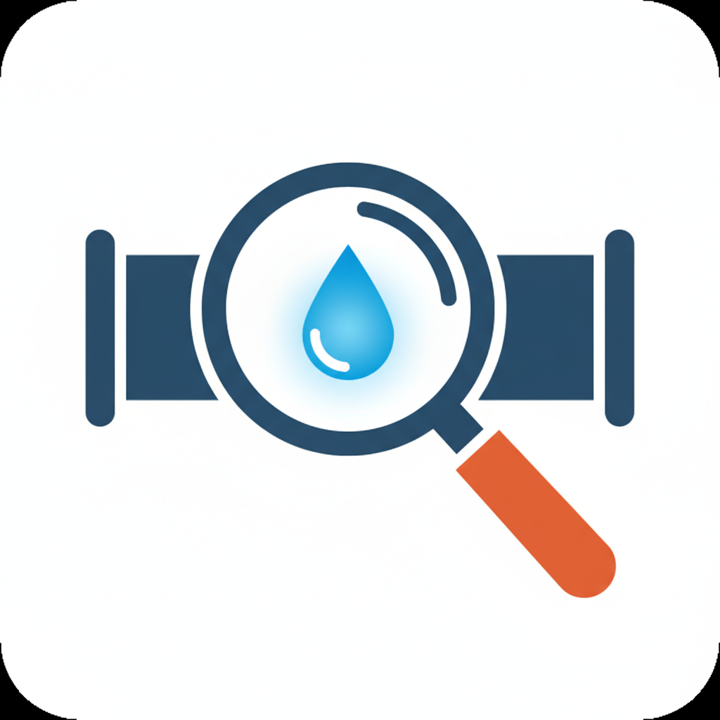 Leak detection service icon
